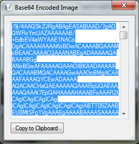 ExifView Base64 encoding