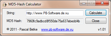 MD5-Hash Calculator