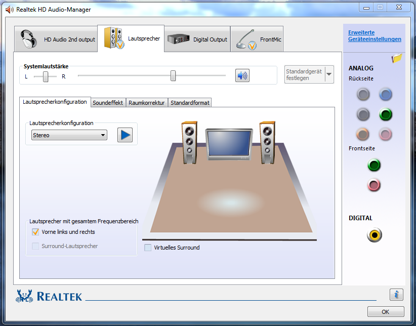 Realtek audio dch